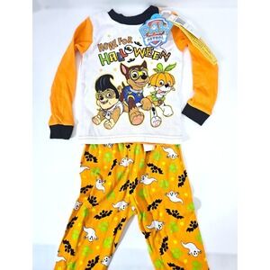 Paw Patrol Boys 2T Pajamas Set Glow In The Dark Howl for Halloween NEW‎
